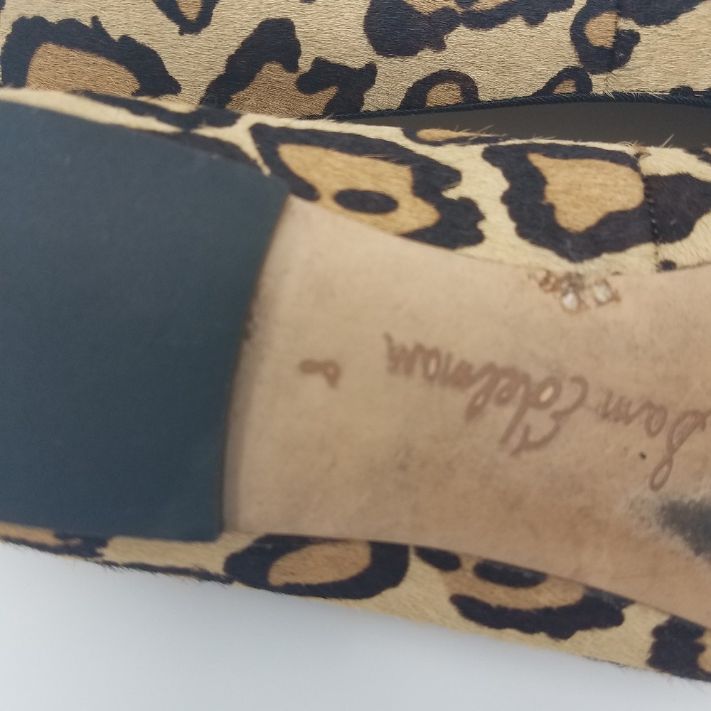 Sam Edelman Animal Print Pointy Flats Size 8 - Picture 8 of 8